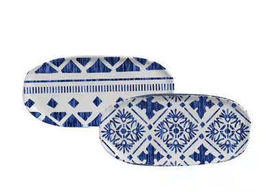Porto Brasil Shallow Oval Platter Stoneware Maya ( Case of 12)