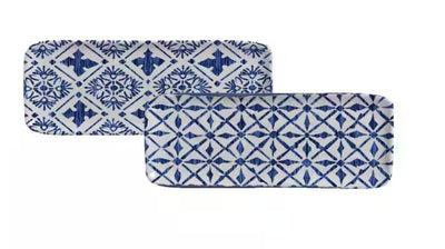 Porto Brasil Organic Rectangular Platter Stoneware Maya ( Case of 12)