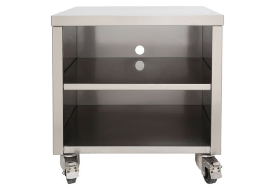 Sammic SE/SU-400 Stainless Steel Equipment Stand – Commercial Mobile Trolley Base 20" x 21 5/8" x 25"