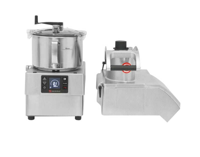 Sammic CK-35V Variable-Speed Combination Food Processor with 5.8 Qt Stainless Steel Bowl & Continuous Feed – Commercial Food Prep Machine