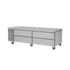 Turbo Air PRO Series Refrigerated Chef Base PRCBE-84R-N,two-section