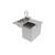 Stainless Steel Drop-In Ice Bin w/ Sink by GSW