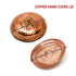 Premium Copper & Stainless Steel Handi Lid – Durable Hammered Cover for Traditional Cookware/Serveware