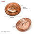 Premium Copper & Stainless Steel Handi Lid – Durable Hammered Cover for Traditional Cookware/Serveware