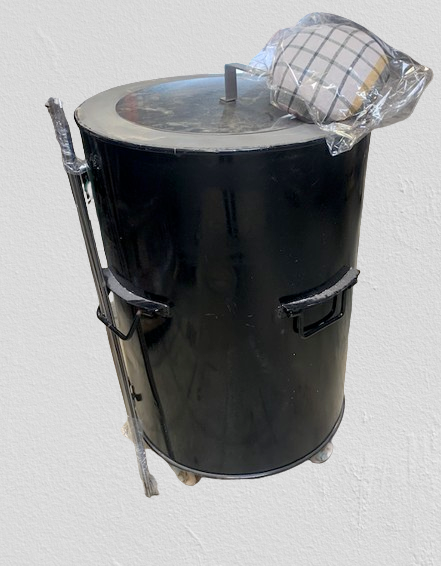 Catering Tandoor Oven, Mild Steel Body- 36" H x 23" D - Charcoal, ( Light Weight Mode, ~ 230 lbs)