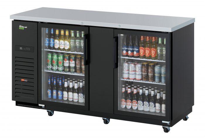 Turbo Air TBB-3SGD-N Super Deluxe Back Bar Cooler, 23 cu.ft.