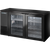 True TBB24-60-2G-Z1-BST-B-1 Glass Swing Door Back Bar 24″ Depth Single Zone Cooler with Black Sub Top and Black Exterior