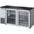 True TBB24-60-2G-Z1-BST-S-1 Glass Swing Door Back Bar 24″ Depth Single Zone Cooler with Black Sub Top and Stainless Exterior