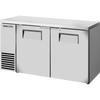 True TBB24-60-2S-Z1-SFT-S-1 Solid Swing Door Back Bar 24″ Depth Single Zone Cooler with Stainless Finished Top and Stainless Exterior