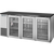 True TBB24-72-3G-Z1-BST-S-1 Glass Swing Door Back Bar 24″ Depth Single Zone Cooler with Black Sub Top and Stainless Exterior