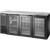 True TBB24-72-3G-Z1-SFT-B-1 Glass Swing Door Back Bar 24″ Depth Single Zone Cooler with Stainless Finished Top and Black Exterior