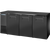 True TBB24-72-3S-Z1-BST-B-1 Solid Swing Door Back Bar 24″ Depth Single Zone Cooler with Black Sub Top and Black Exterior
