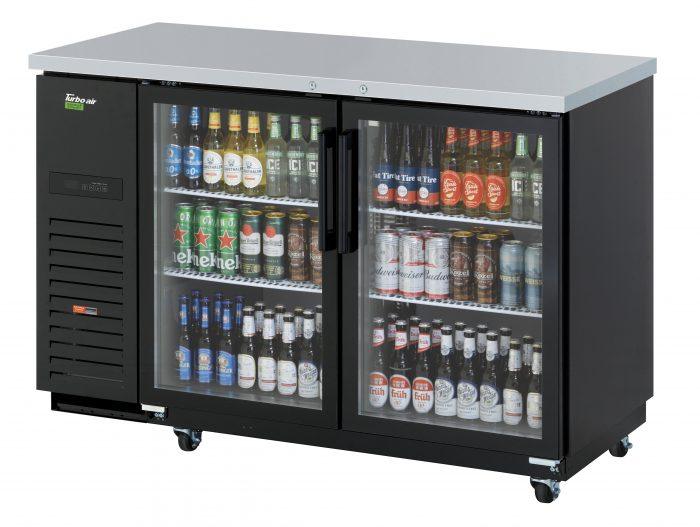 Turbo Air TBB-2SGD-N Super Deluxe Back Bar Cooler, 19 cu.ft.