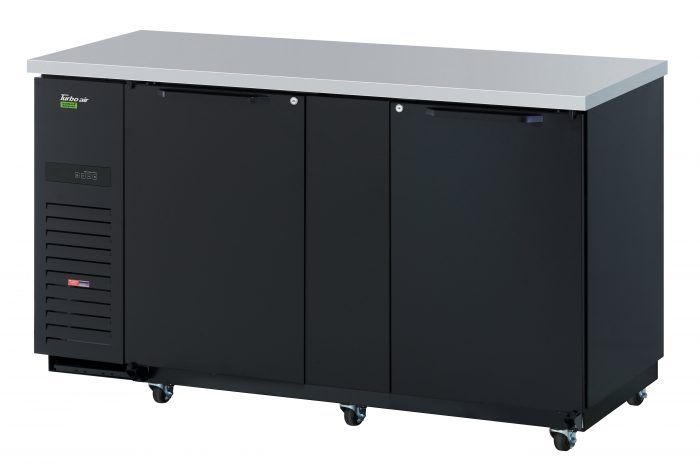 Turbo Air TBB-3SBD-N6 Super Deluxe Back Bar Cooler, 23 cu.ft.