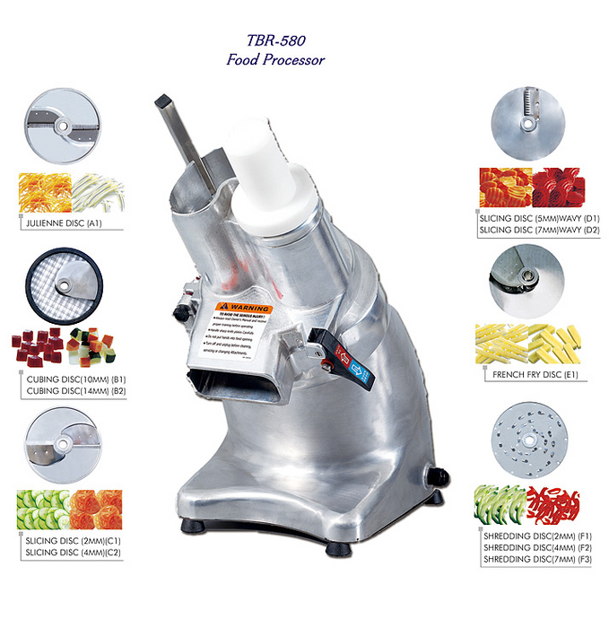 Thunderbird TBR-580 Deluxe Model Food Processor