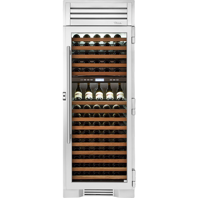 True TC-30DZW-R-SG-C-H04K - 30″ Dual Zone Wine Column with Stainless Glass Door