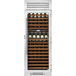 True TC-30DZW-R-SG-C-H04K - 30″ Dual Zone Wine Column with Stainless Glass Door