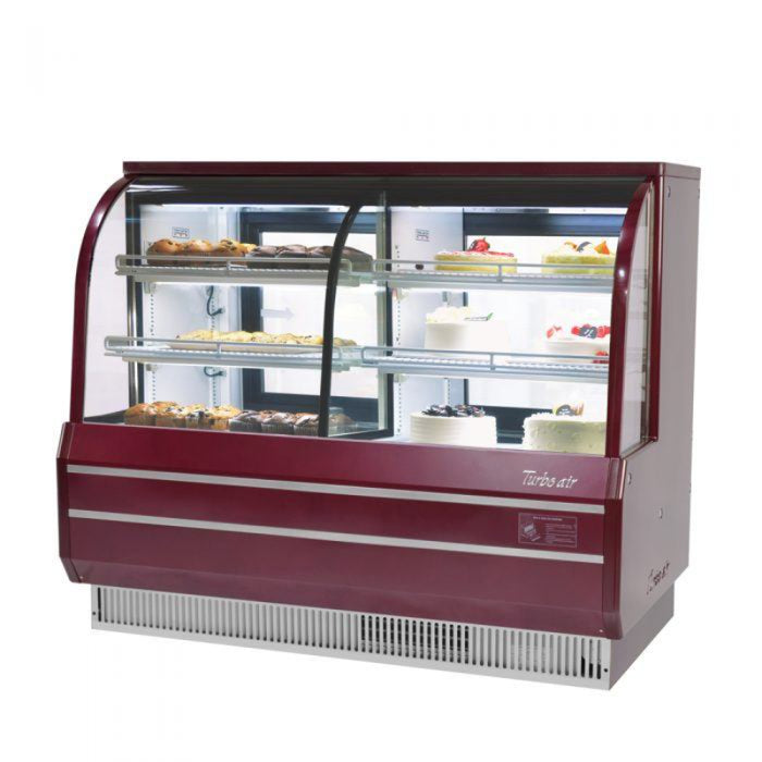 Turbo Air TCGB-60-CO-R Bakery Case Dry & Refrigerated Combination, 10.37 x 2 cu.ft.