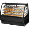 True TDM-DC-59-GE/GE-B-W Curved Glass, Glass End Dry Case