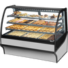 True TDM-DC-59-GE/GE-S-S Curved Glass, Glass End Dry Case
