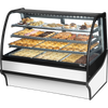 True TDM-DC-59-GE/GE-S-W Curved Glass, Glass End Dry Case