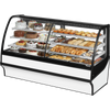 True TDM-DZ-77-GE/GE-W-W Curved Glass, Glass End Dual Zone