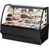 True TDM-R-59-GE/GE-B-W Curved Glass, Glass End Refrigerator