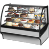 True TDM-R-59-GE/GE-S-S Curved Glass, Glass End Refrigerator