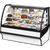 True TDM-R-59-GE/GE-W-W Curved Glass, Glass End Refrigerator