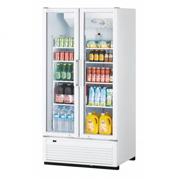 Turbo Air TGM-35SDH-N 39" Two Section Merchandiser Refrigerator with Glass Door, 31.7 cu. ft.