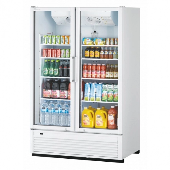 Turbo Air TGM-47SDH-N 51" Two Section Merchandiser Refrigerator with Glass Door, 44.22 cu. ft.