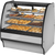 True TGM-DC-48-SC/SC-S-S Fixed Front Curved Glass, Solid Colored End Dry Case