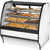 True TGM-DC-48-SC/SC-S-W Fixed Front Curved Glass, Solid Colored End Dry Case