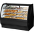 True TGM-DC-59-SC/SC-B-W Fixed Front Curved Glass, Solid Colored End Dry Case