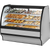 True TGM-DC-59-SC/SC-S-W Fixed Front Curved Glass, Solid Colored End Dry Case