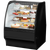 True TGM-R-36-SC/SC-B-W Fixed Front Curved Glass, Solid Colored End Refrigerator