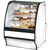 True TGM-R-36-SC/SC-W-W Fixed Front Curved Glass, Solid Colored End Refrigerator