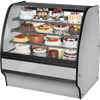 True TGM-R-48-SC/SC-S-S Fixed Front Curved Glass, Solid Colored End Refrigerator