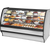 True TGM-R-77-SC/SC-S-S Fixed Front Curved Glass, Solid Colored End Refrigerator