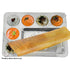 Stainless Steel Square Dosa Mess Tray - L 16" / 7 Compartment