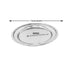 Stainless Steel Plate (THALI)- 7"