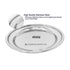 Stainless Steel Plate (THALI)- 7"