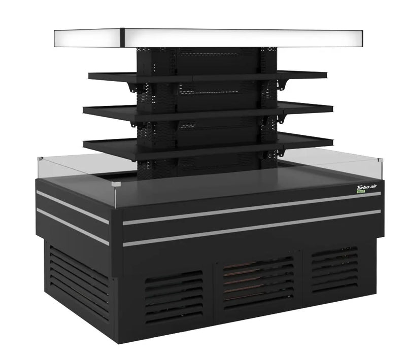 Turbo Air TIOM-24CSCB-N Island Display Self-Serve Refrigerated Merchandiser, 35.01 cu. ft.
