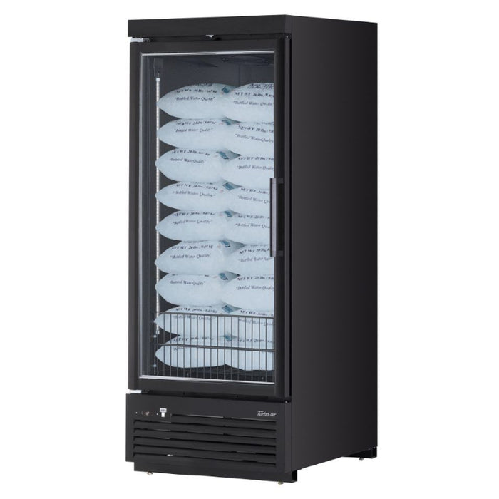 Turbo Air TJMI-30SDW(B)-N Super Deluxe Bottom Mount Reach in Refrigerator With Glass Door 32 cu.ft.