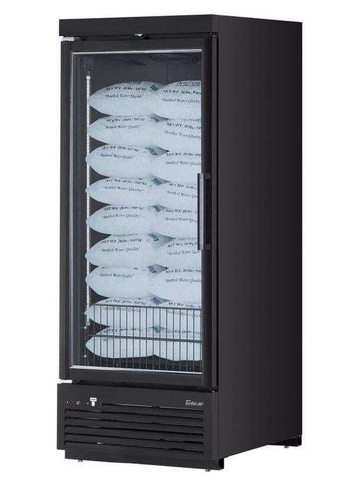 Turbo Air TJMI-30SDW(B)-N Super Deluxe Jumbo Ice merchandiser, one-section, 32 cu.ft.