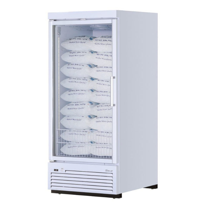 Turbo Air TJMI-30SDW(B)-N Super Deluxe Jumbo Ice Merchandiser One Section, 32 cu.ft.