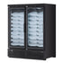 Turbo Air TJMI-55SDW(B)-N Super Deluxe Bottom Mount Reach in  Refrigerator With Glass Door 60 cu.ft.