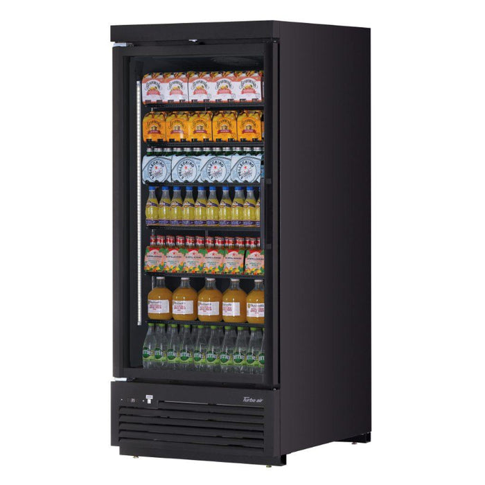 Turbo Air TJMR-30SDW(B)-N Super Deluxe Bottom Mount Reach in Refrigerators With Glass Door 32 cu. ft.