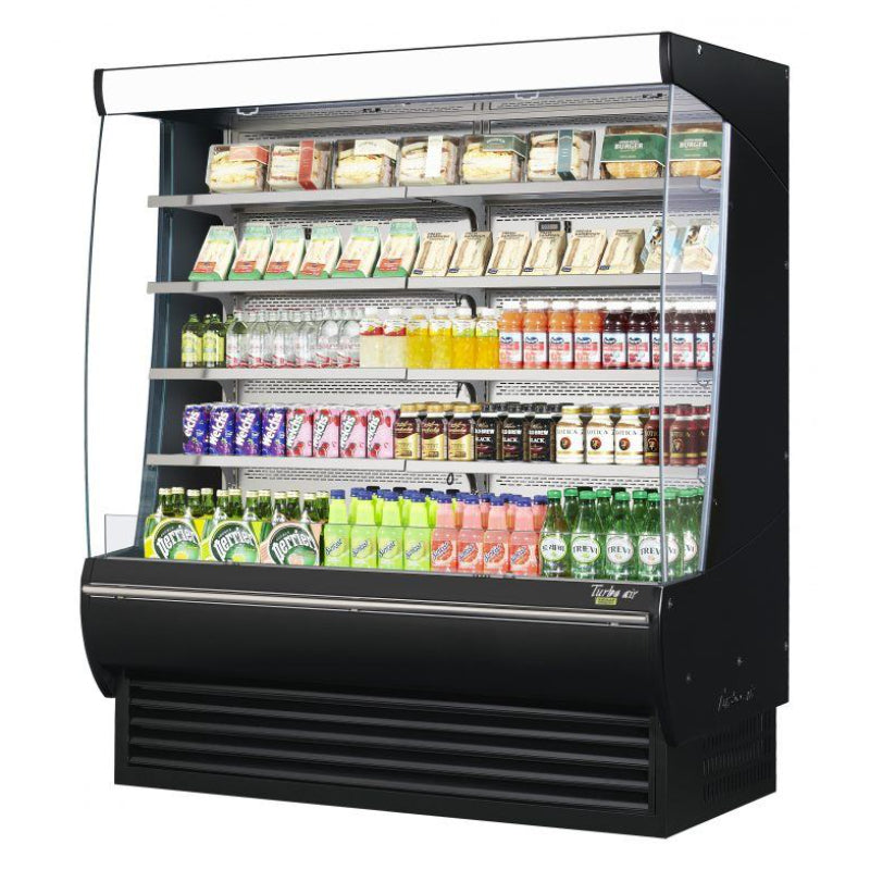 Turbo Air TOM-72DXB-N Open Display Merchandiser Bottom Mount Reach in Refrigerator 34.1 cu.ft.