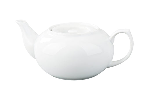 Yanco 24 oz Chinaware Coffee & Tea Pot with Flat Lid ( Pack Of 12 )